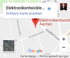 Kartenausschnitt von Google-Maps von EE-AC