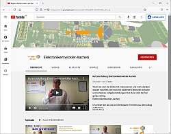 Screenshot vom Youtube-Kanal Elektronikentwickler Aachen
